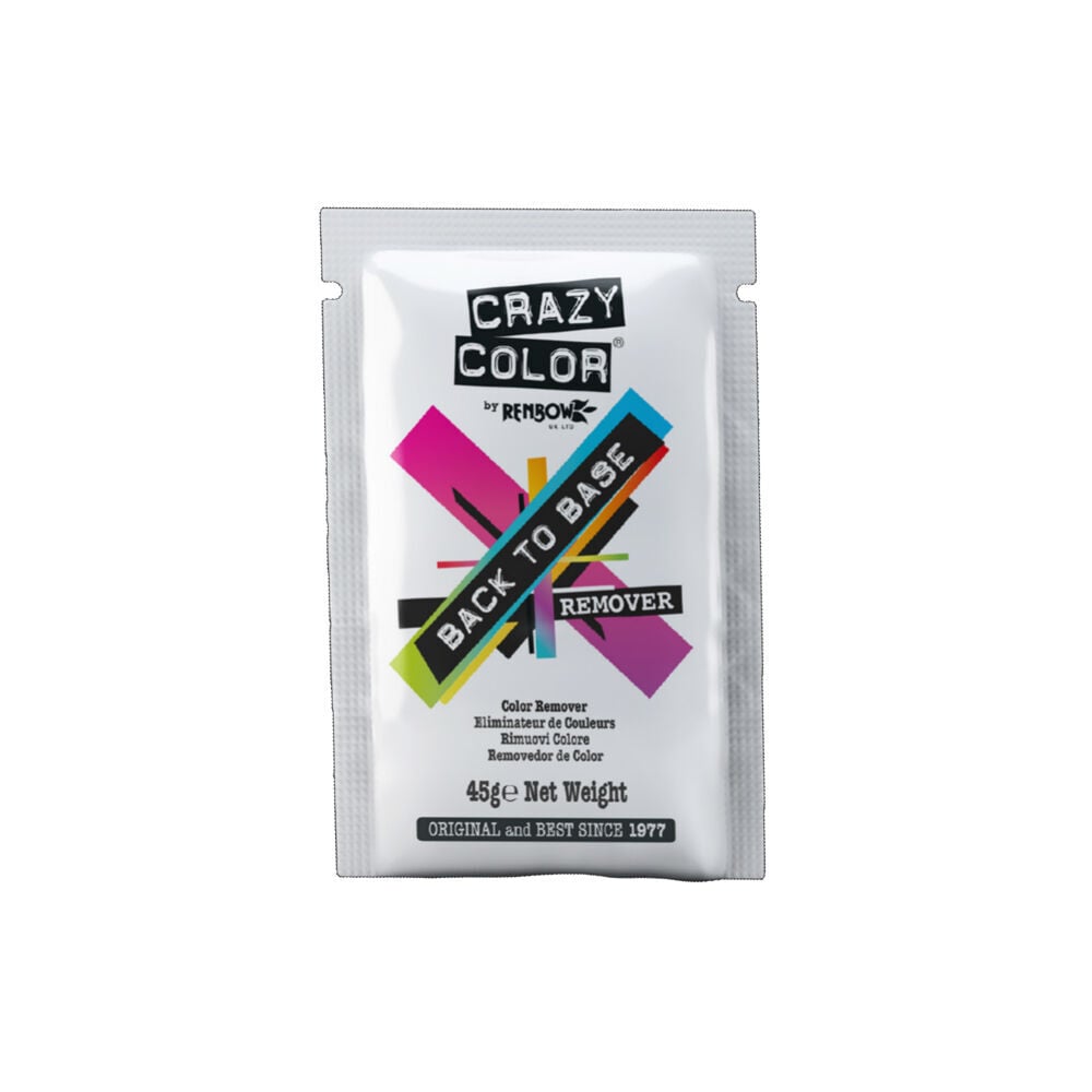 Crazy Color Back To Base Color Remover 45g EN-FR-ES Crazy Color Back To Base Color Remover 45g EN-FR-ES