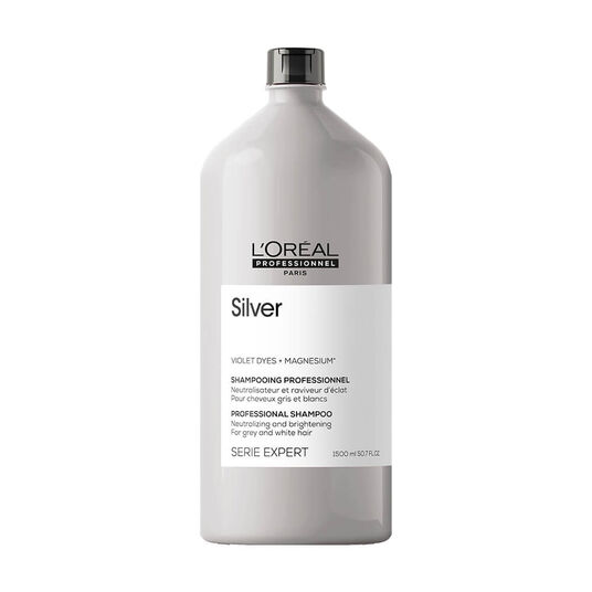 L'Or&eacute;al Professionnel S&eacute;rie Expert Silver Shampoo voor grijs, wit of lichtblond haar 1500ml
