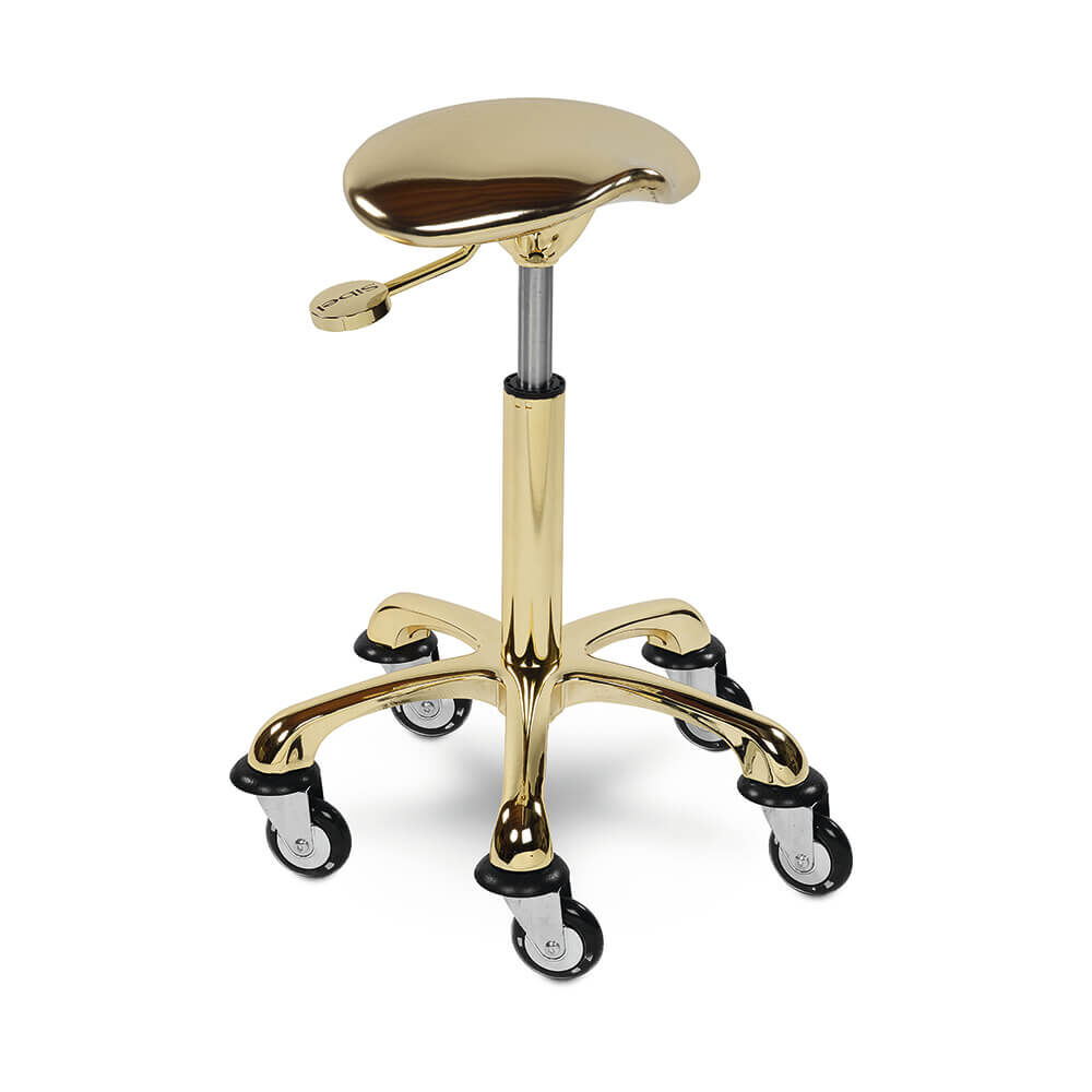 Sibel Stool Rollercoaster Eccentric Gold