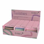 Sibel Twisties Haarelastiek Multicolor Display 30st