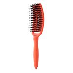 Olivia Garden Fingerbrush Care Dolce Vita Iconic Zwijnenhaar en Nylon Orange Spritz