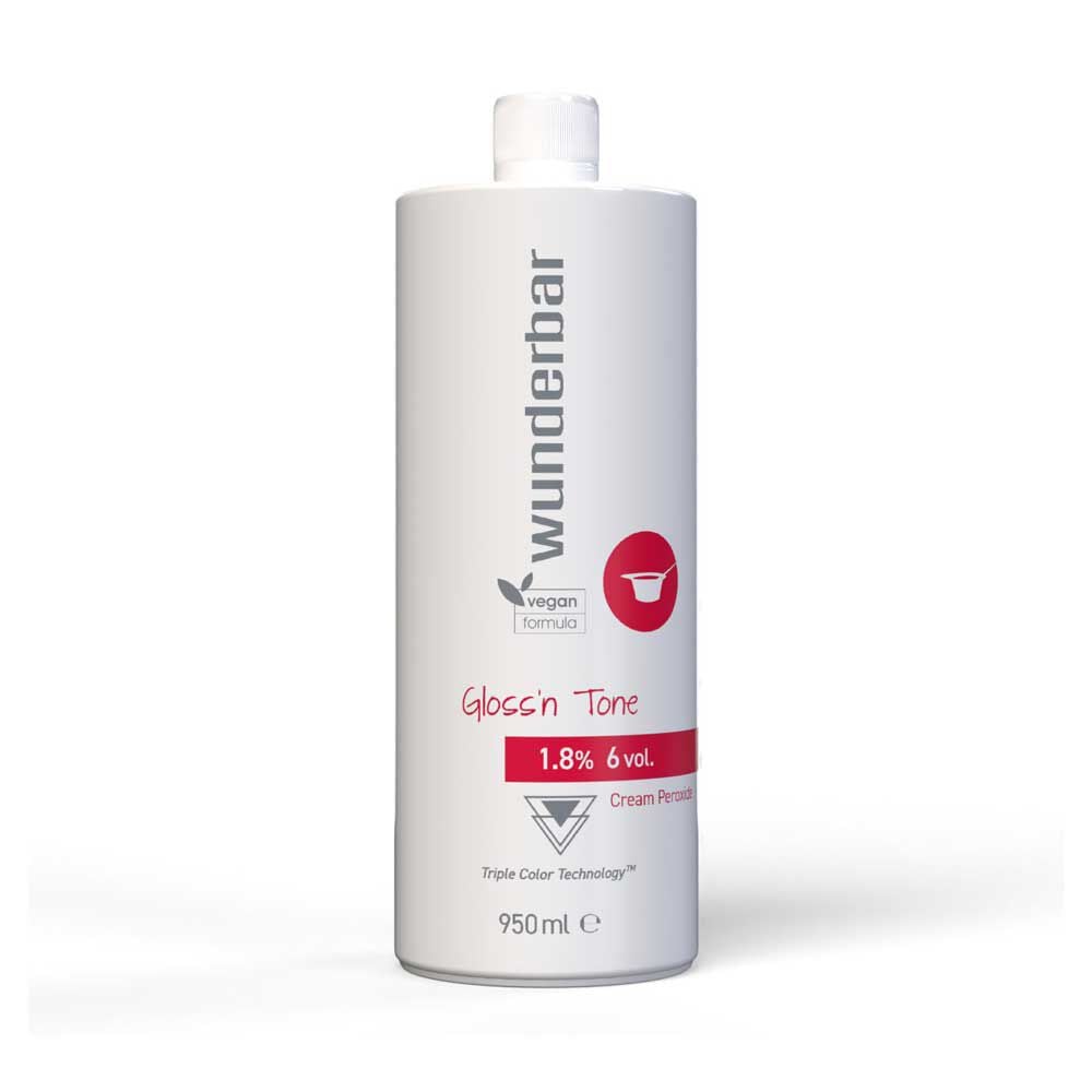 Wunderbar Gloss'n Tone Crème Peroxide Hoge Viscositeit 1.8%-6V 950ml Wunderbar Gloss'n Tone Crème Peroxide Hoge Viscositeit 1.8%-6V 950ml