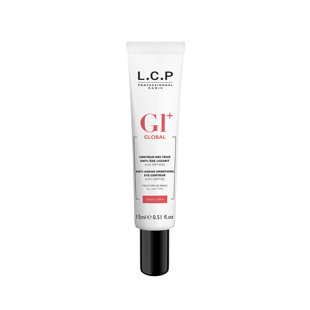 L.C.P Professionnel Global+ Gladmakende, anti-aging oogcontourcrème met peptiden. 15ml L.C.P Professionnel Global+ Gladmakende, anti-aging oogcontourcrème met peptiden. 15ml