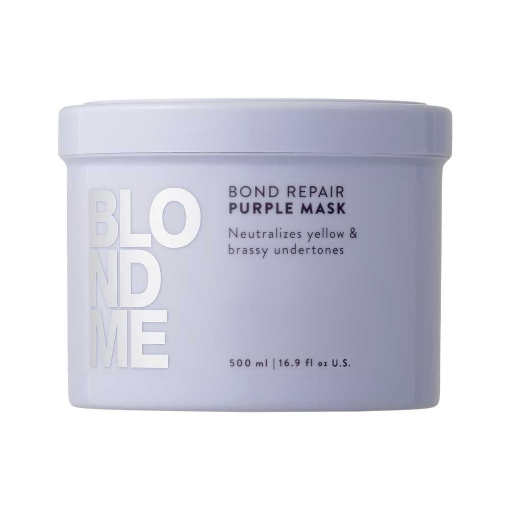 Schwarzkopf Professional Blond Me Bond Repair Paarse haarmasker 500ml Schwarzkopf Professional Blond Me Bond Repair Paarse haarmasker 500ml