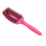 Olivia Garden Fingerbrush Think Pink Boar & Nylon Pink Ink Brush