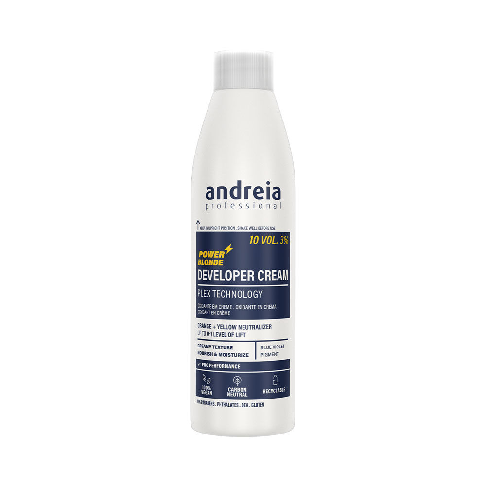 Andreia Professional Developer Cream Power Blonde - Vegan Waterstofperoxide 10V 3% 200ml