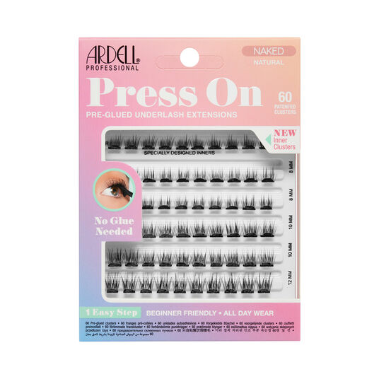 Ardell Press-On/Druk-en-klaar Naked Natural, 60 stuks