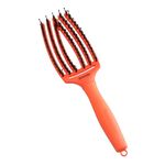 Olivia Garden Fingerbrush Care Dolce Vita Iconic Zwijnenhaar en Nylon Orange Spritz
