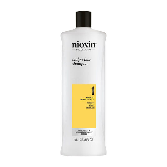 Nioxin System 1 Hoofdhuid + Haar Shampoo 1l