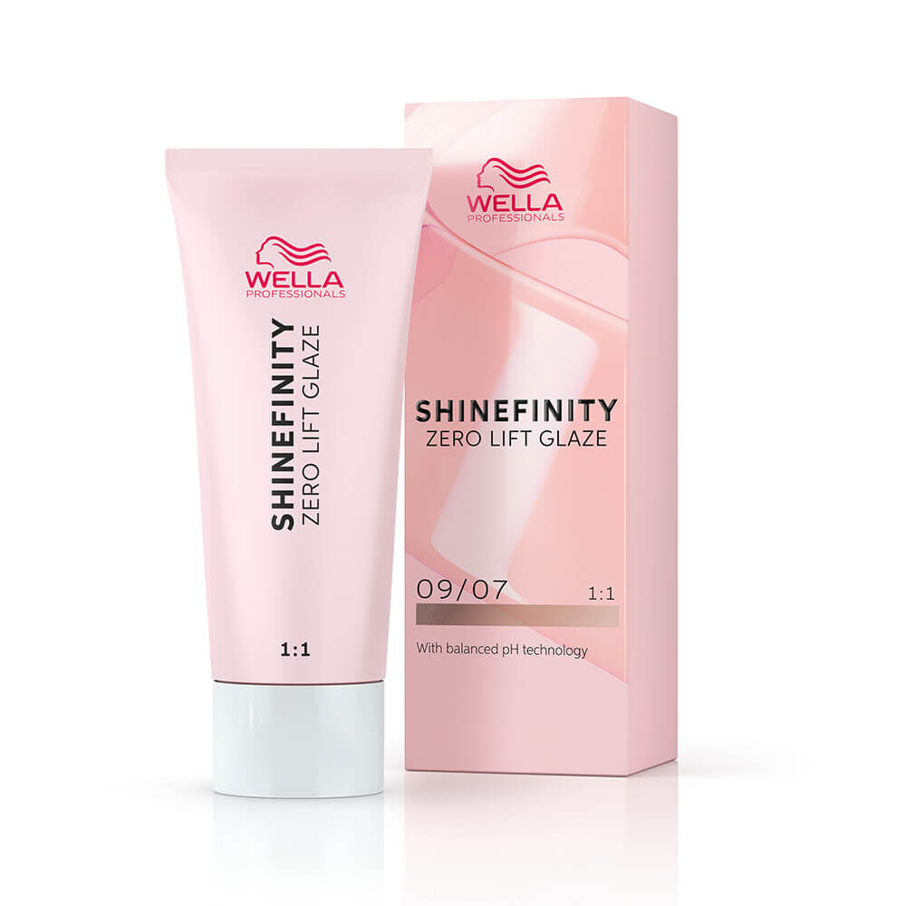Wella Professionals Shinefinity Zero Lift Glaze Demi-permanente haarkleuring 09/07 Natural Beige Sand 60ml