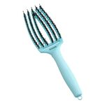Olivia Garden Fingerbrush Care Dolce Vita Iconic Zwijnenhaar en Nylon Hemelsblauw