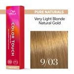 Wella Professionals Color Touch Demi-permanente haarkleuring 9/03 Pure Natural 60ml