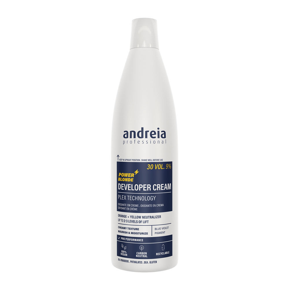 Andreia Professional Developer Cream Power Blonde - Vegan Waterstofperoxide 30V 9% 1L