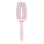 Olivia Garden Fingerbrush Care Iconic haarborstel met dubbele borstelharen &ndash; Pastelroze