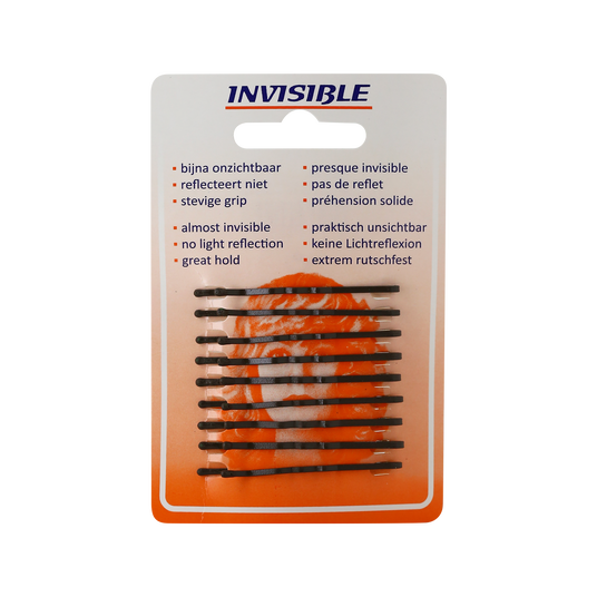 Newey Haarklemmen Bruin Kort 9st