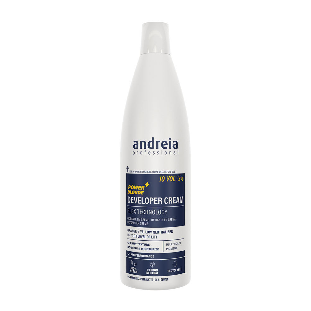 Andreia Professional Developer Cream Power Blonde - Vegan Waterstofperoxide 10V 3% 1L