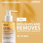 Andreia Professional Olie-naar-Melk Make-up Remover 110ml