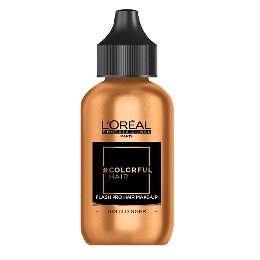 L'Or&eacute;al Colorful Hair Flash Pro Hair Make-Up 60ml GoldDigger