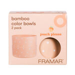 Framar Peach Please Bamboo Bowls 2 stuks