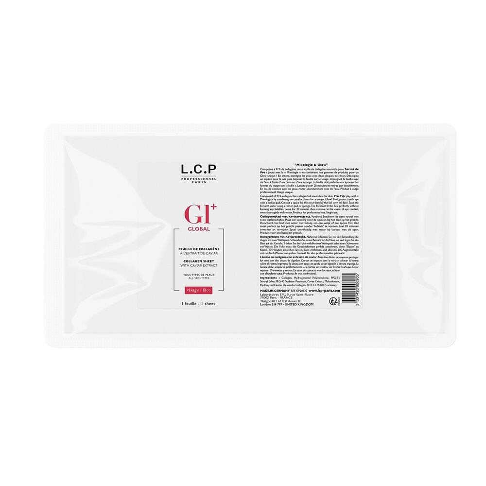 L.C.P Professionnel Global+ Collageenblad met kaviaarextract L.C.P Professionnel Global+ Collageenblad met kaviaarextract