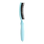 Olivia Garden Fingerbrush Care Dolce Vita Iconic Zwijnenhaar en Nylon Hemelsblauw