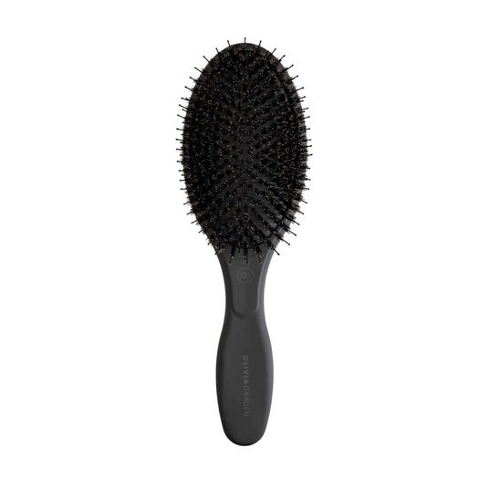 Olivia Garden Essential CareExpert Zwijn & Nylon Ovale Borstel Zwart