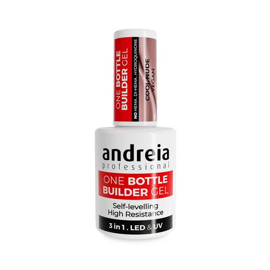 Andreia Professional One Bottle Builder Gel 3 In 1 - 3 In 1 Bouwgel Lage Viscositeit - Koel Nude 14ml