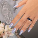 Andreia Professional Hybrid-Fusion Color Gel Nagellak-I Do!- ID6 Hemelblauw met zilveren glitters. 10.5ml