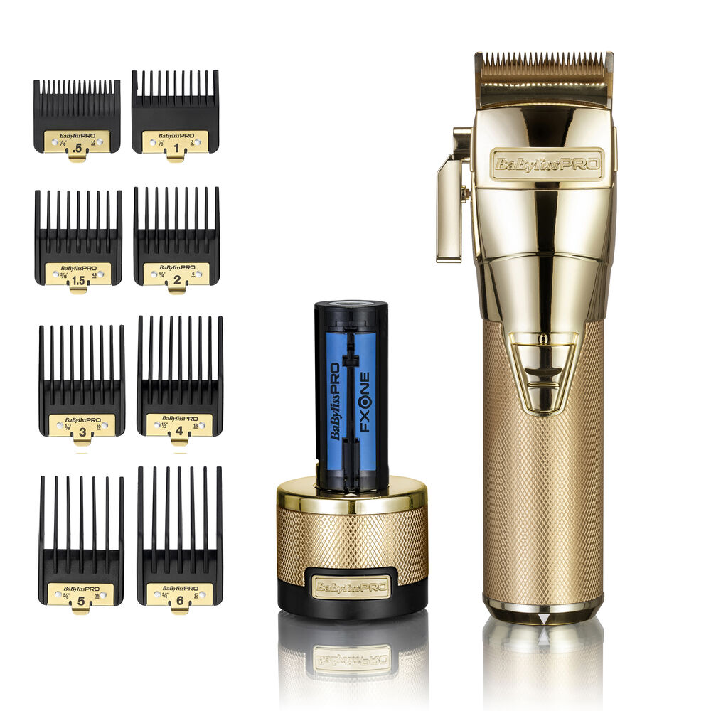 BaByliss PRO FXONE All-Metal Goud Tondeuse BaByliss PRO FXONE All-Metal Goud Tondeuse