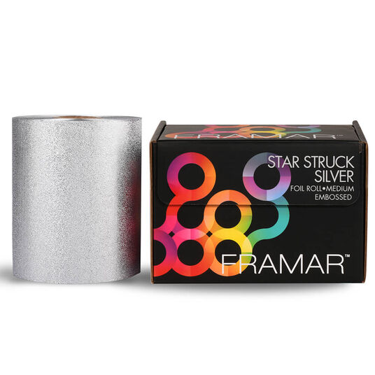 Framar Reli&euml;f Folie Roll Star Struck Zilver