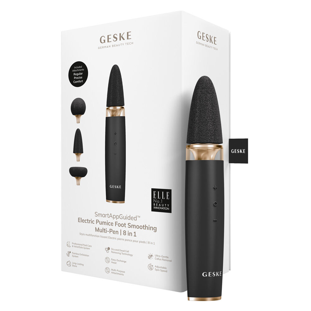 Geske Electric Pumice Foot Smoothing Multi-Pen 8 in 1 - Elektrische Puimsteen Voet Verzorgings Pen 8 in 1 Grijs Geske Electric Pumice Foot Smoothing Multi-Pen 8 in 1 - Elektrische Puimsteen Voet Verzorgings Pen 8 in 1 Grijs