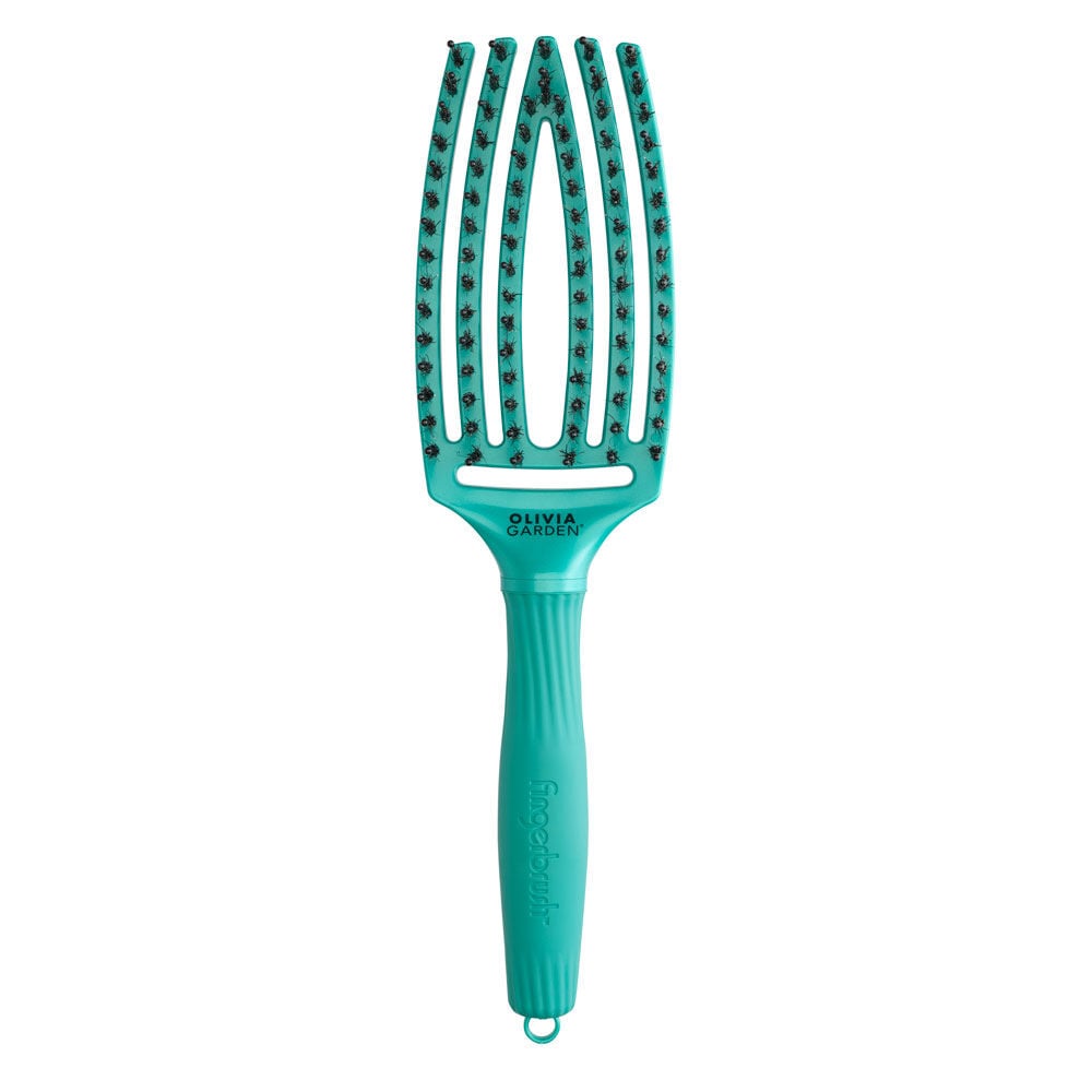 Olivia Garden Fingerbrush Iconic Everzwijnhaar & Nylon - Fall And Beyond Collectie - V3NU5 Groen