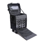 S-PRO Trolleykoffer Nagelstyliste Zwart 