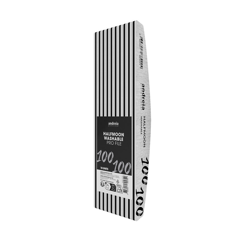 Andreia Professional Halfmoon Washable Pro File 100/100 10 stuks