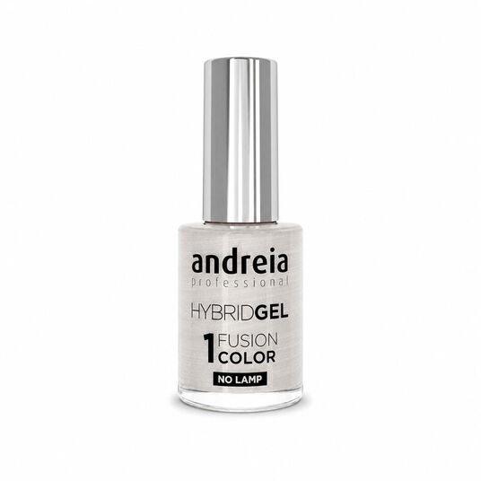 Andreia Professional Hybrid Gel Charmed Collectie H93 Gemetaliseerd Wit 10.5ml