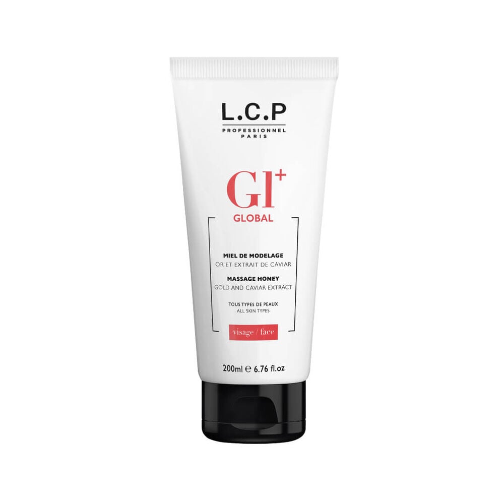L.C.P Professionnel Global+ Massagehoning met gouddeeltjes en kaviaarextract. 175ml L.C.P Professionnel Global+ Massagehoning met gouddeeltjes en kaviaarextract. 175ml