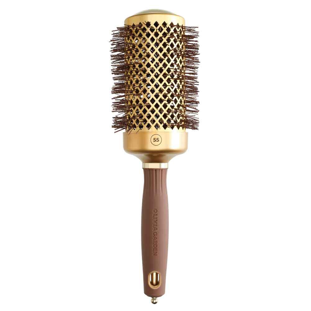 Olivia Garden Ronde Borstel Expert Blowout Glans Golvend 55mm