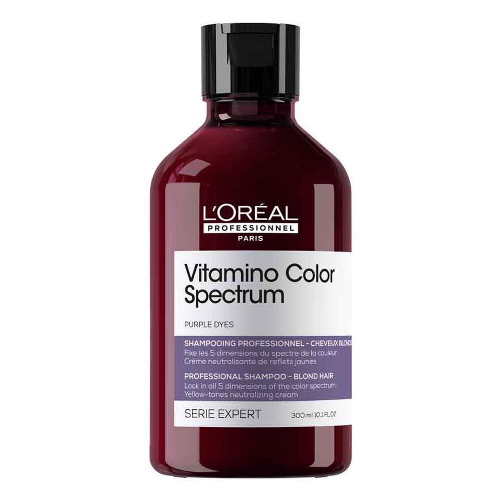 L'Oréal Professionnel Série Expert Vitamino Color Spectrum Paarse Shampoo 300ml L'Oréal Professionnel Série Expert Vitamino Color Spectrum Paarse Shampoo 300ml
