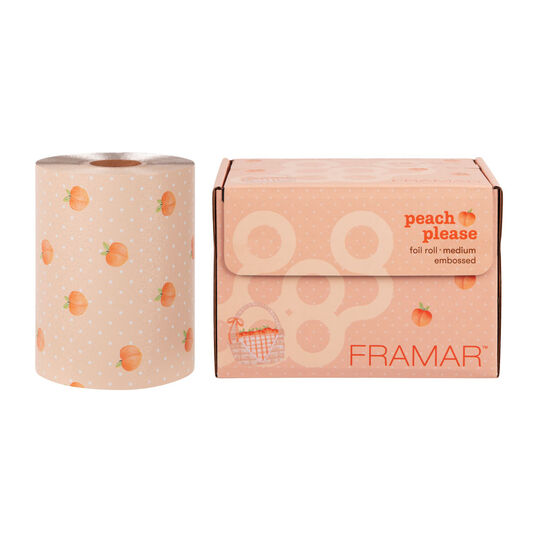 Framar Peach Please Embossed Roll 320ft