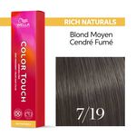 Wella Professionals Color Touch Demi-permanente haarkleuring 7/19 Middenblond As-Rokerig 60ml