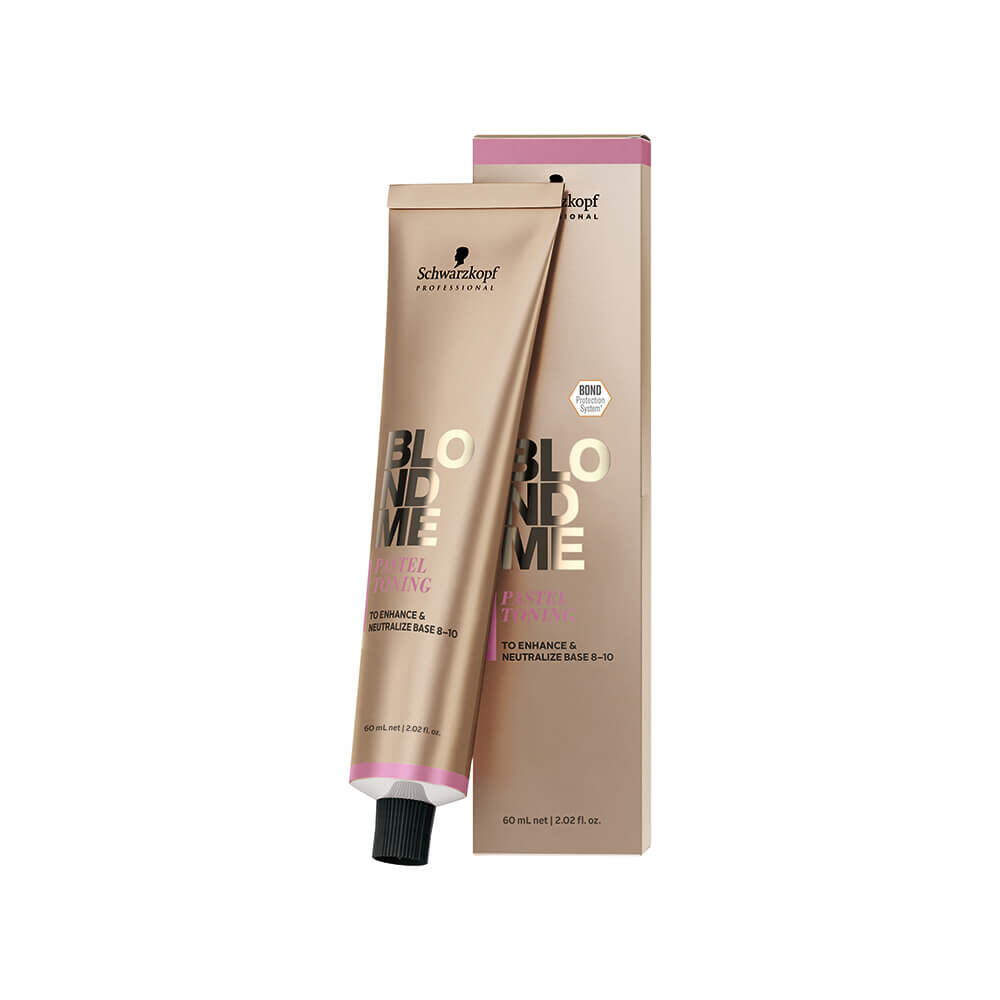Schwarzkopf Professional Blond Me Permanent Haarkleuring Pastel Toning 60ml Bruin Mahonie