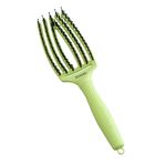 Olivia Garden Fingerbrush Care Dolce Vita Iconic Zwijnenhaar en Nylon Pistachegroen
