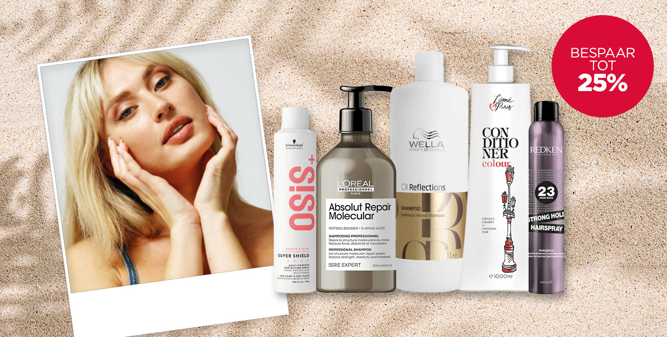 Haarverzorging deals: Tot 25% korting