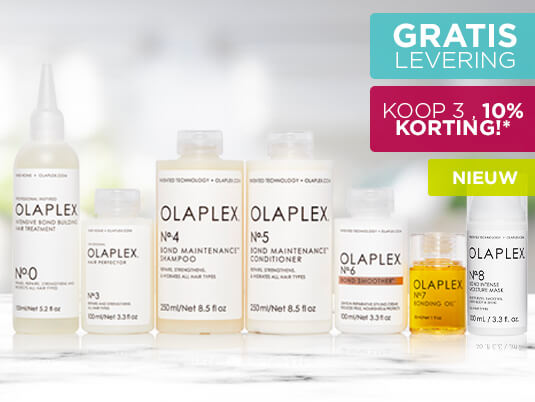Zorg voor diepgaand herstel van het haar met het enige salonsysteem dat haarbreuk tegengaat en zwavelbruggen in het haar herstelt. Probeer nu OLAPLEX, een revolutionair haarverzorgingsprogramma.