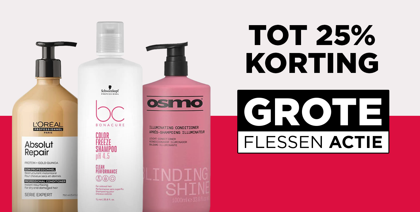 Tot -25% op grote flessen